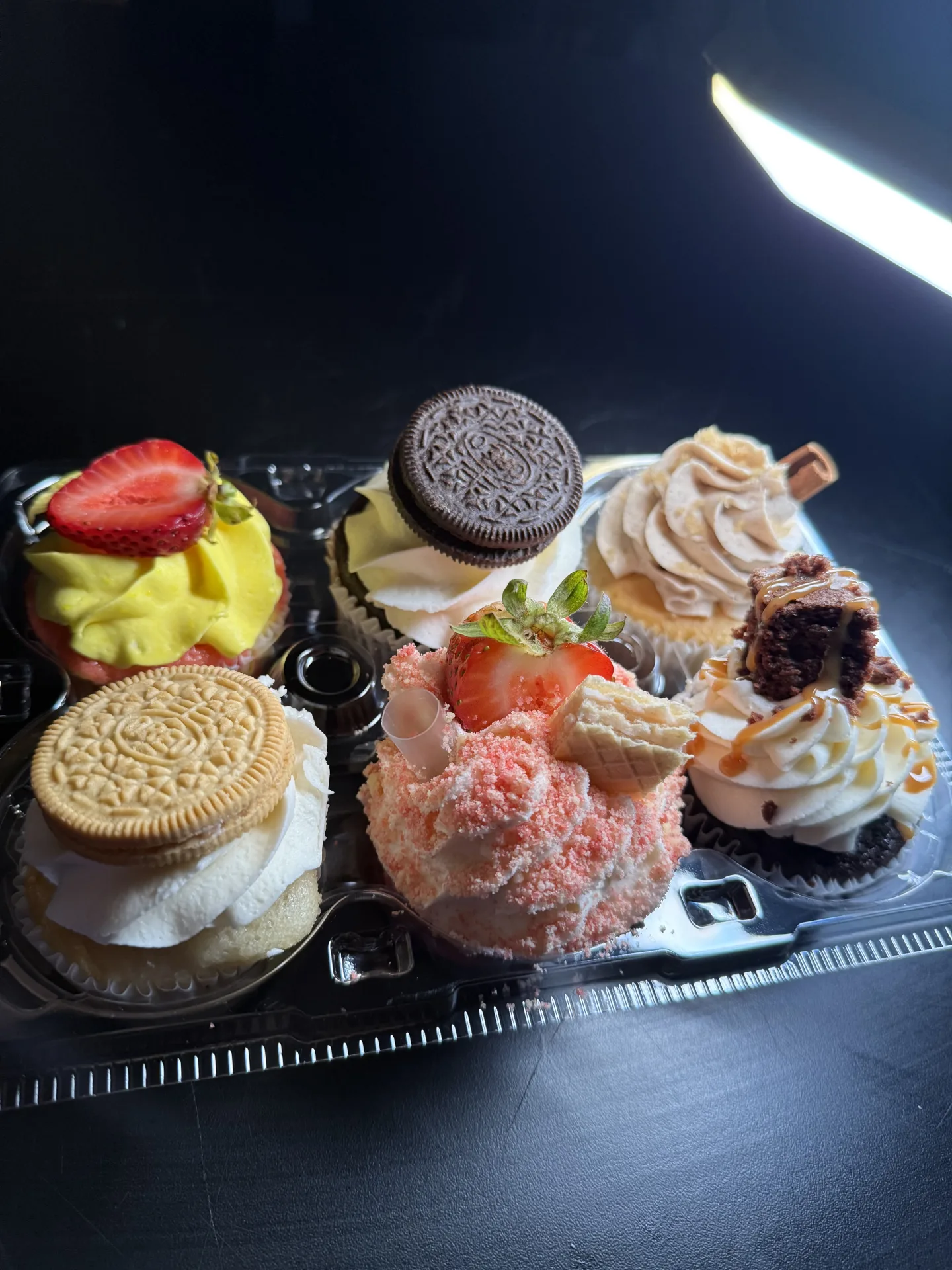 Strawberry Crunch cupcake