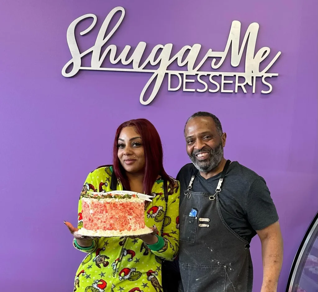 Dessert display case