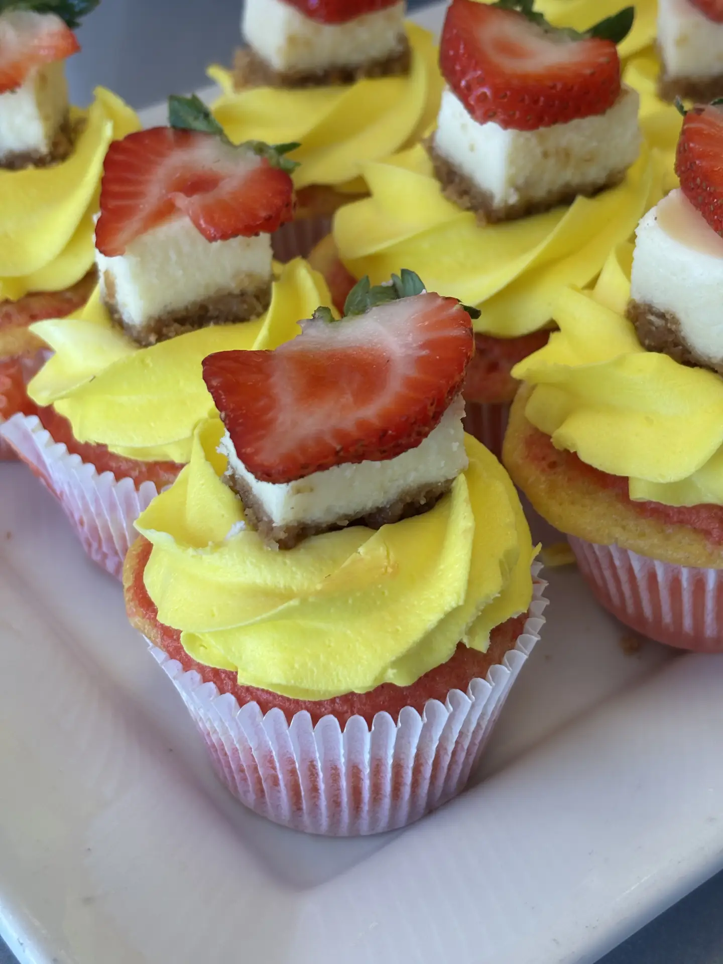 Strawberry Crunch cupcake